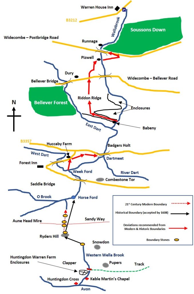 Western Wella Brook to Wallabrook Head